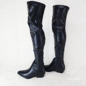 Black Over-the-Knee Boots